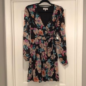 Floral Wrap Dress